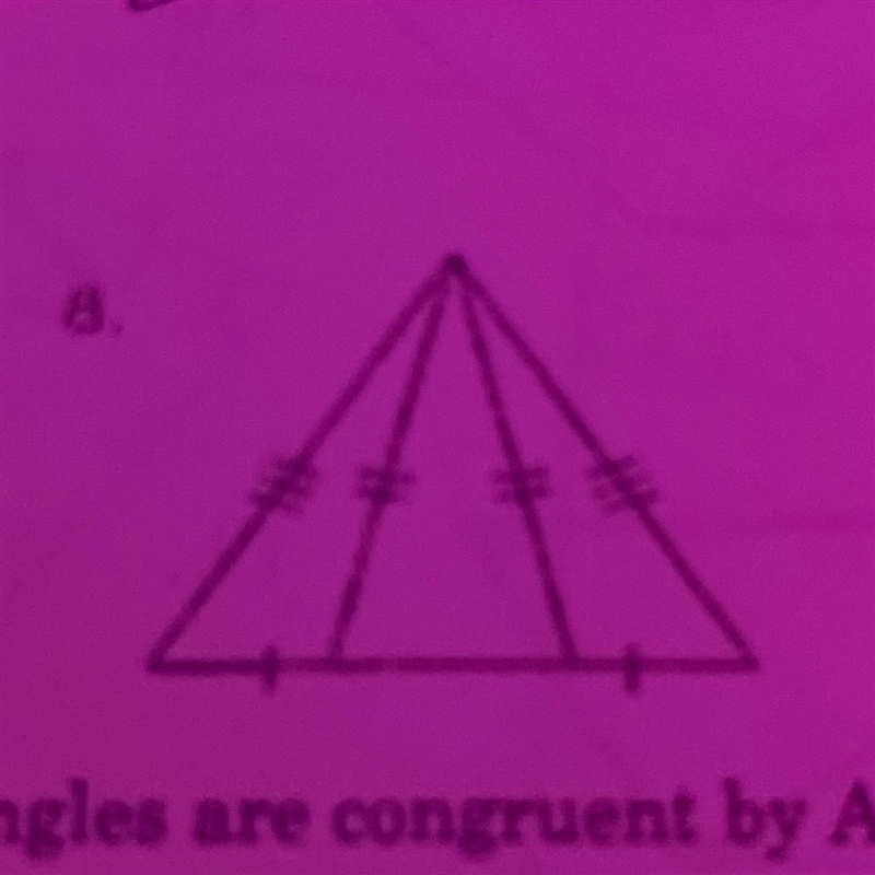 SSS,SAS, or none? congruent triangles-example-1