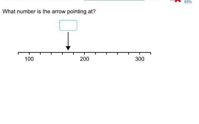 What number is the arrow pointing at?-example-1