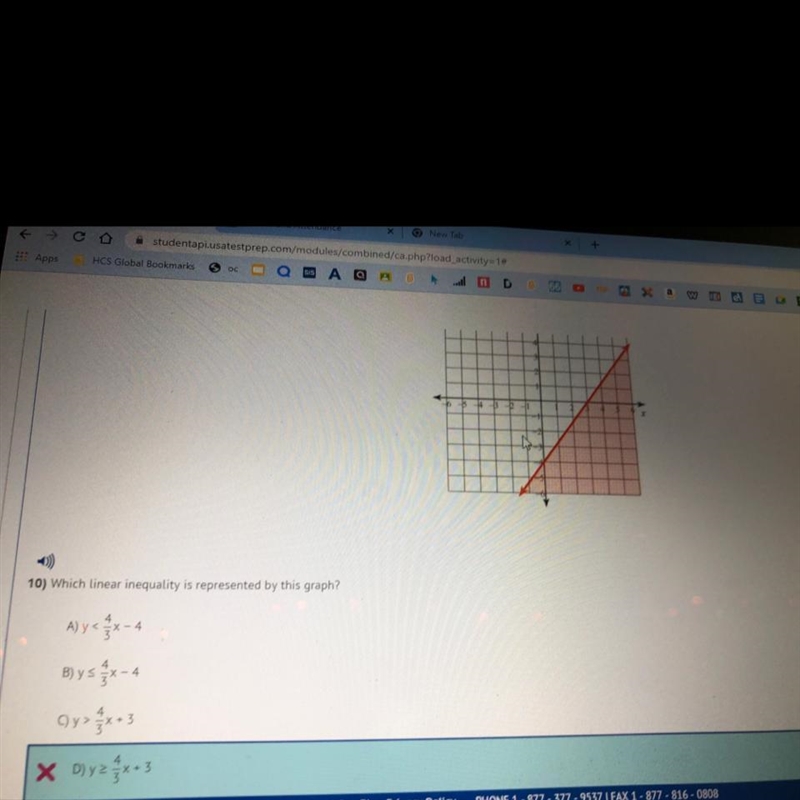 Which linear inequality is represented by this graph? PLEASE ANWSER QUICKLY!!!-example-1