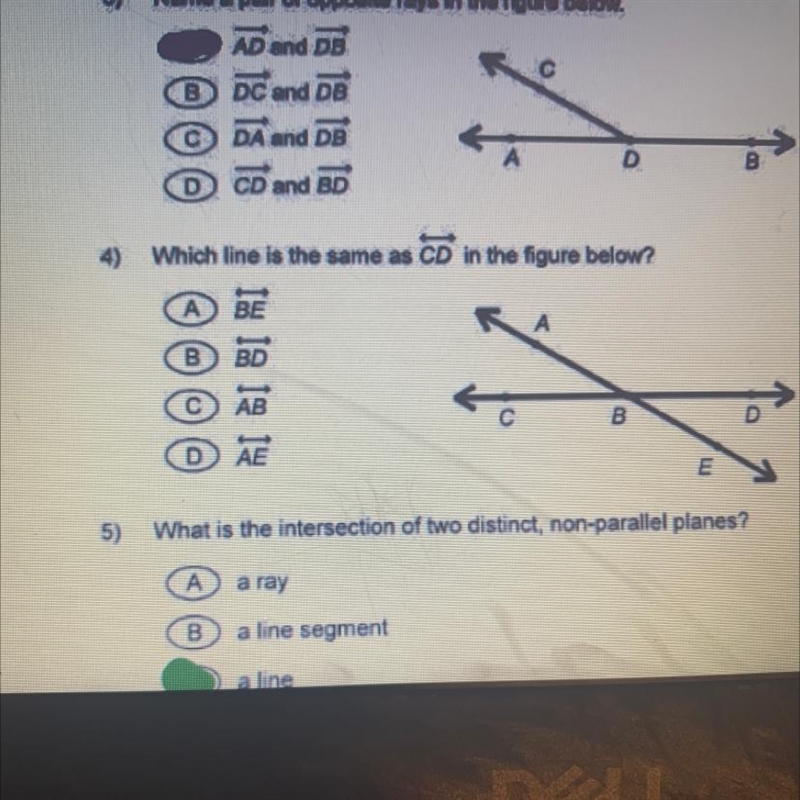 Which line is the same as cd in the figure below-example-1