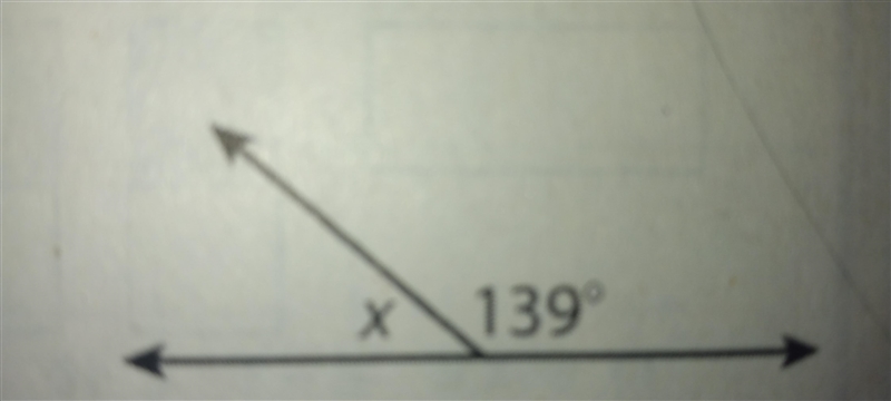 Solve the equation to find the measures of the unknown angle-example-1