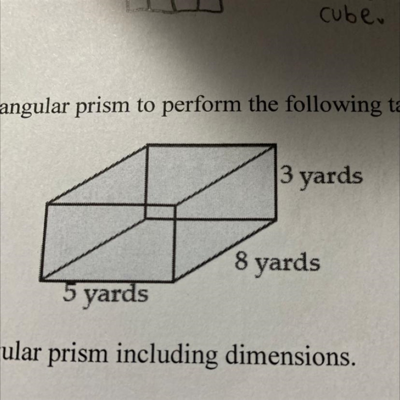 Find the surface area of the rectangular prism include units and show work-example-1