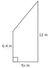 Identify the area of the trapezoid. Please show your work!!-example-1