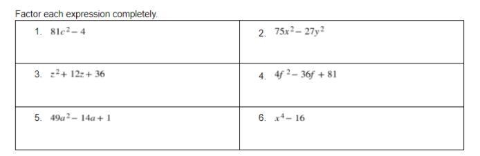 Main Factoring Special Case Quadratics-example-1