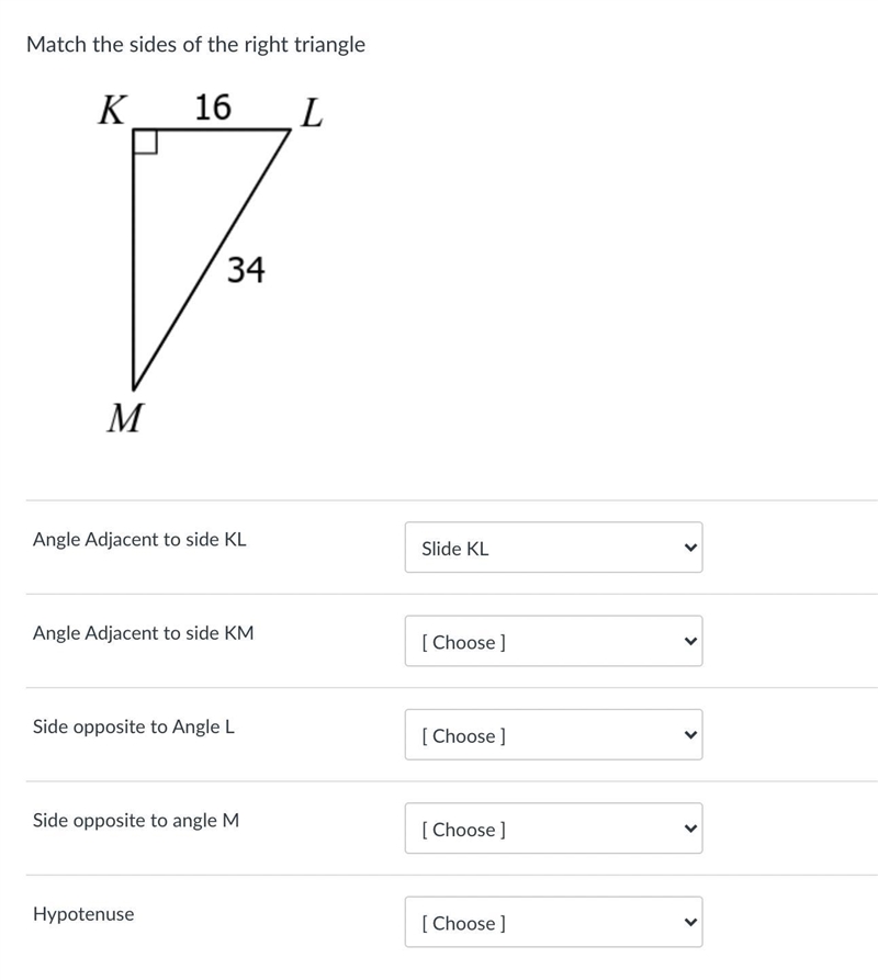 Match the sides of the right triangle Help-example-1