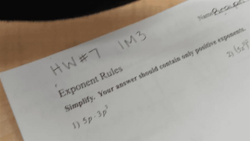 Simplify. Your answer should contain only positive exponents.5p * 3p {3}^(?)-example-1