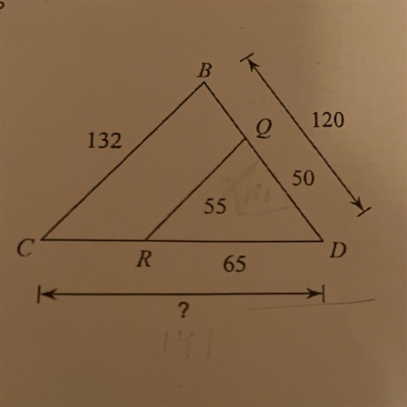 Please help me cool smart people What is the length of side CD? (EXPLAIN)-example-1