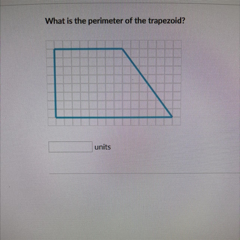 PLEASE HELP!!!!!!!!!!!!!!!! what is the perimeter of the trapezoid?-example-1