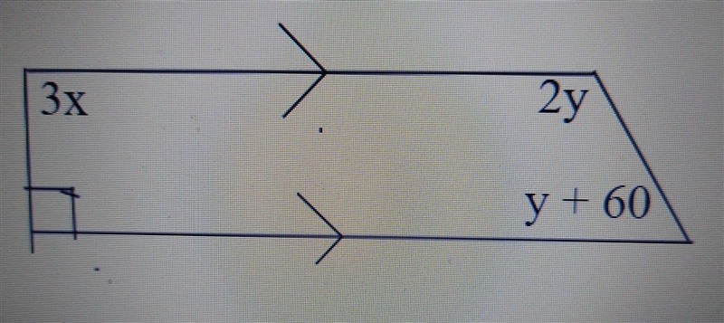 5. Find y. A) 40 B) 45 C) 50 D) 60​-example-1