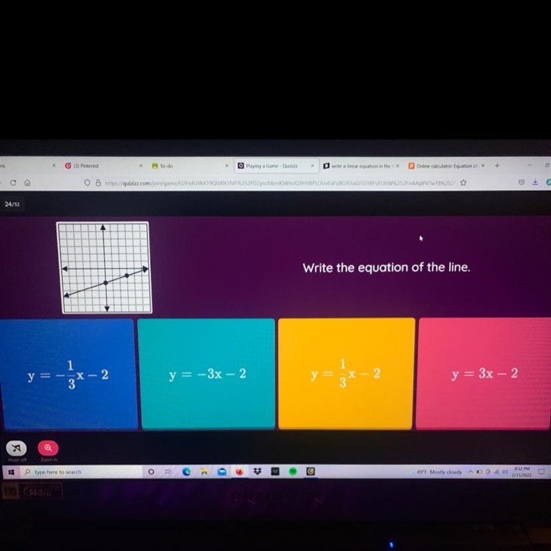 Write the equation of the line?-example-1