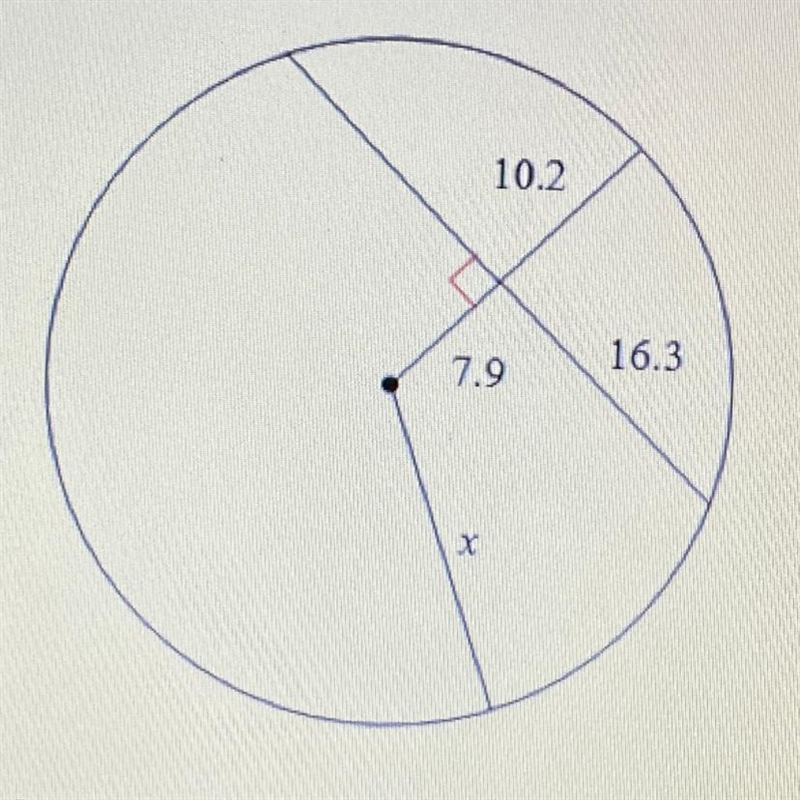 Find the length indicated. Round answer to the nearest tenth. Please and thank you-example-1