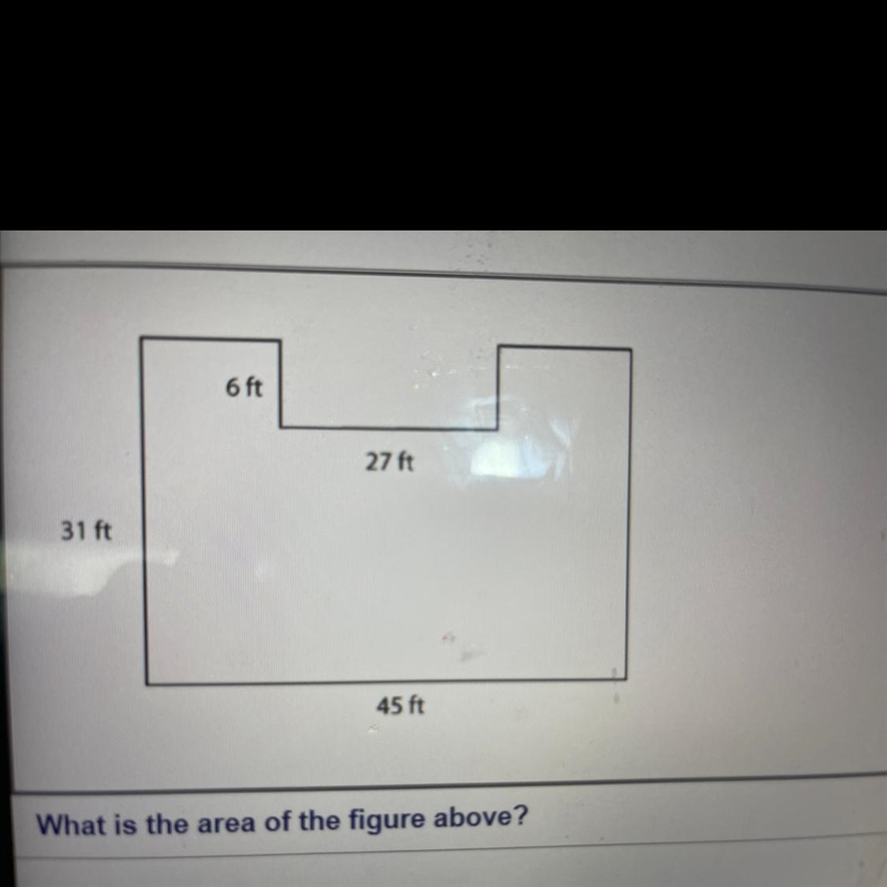 A 164 ft^2 B 1233 ft^2 C 1395 ft^2 D 1557 ft^2-example-1