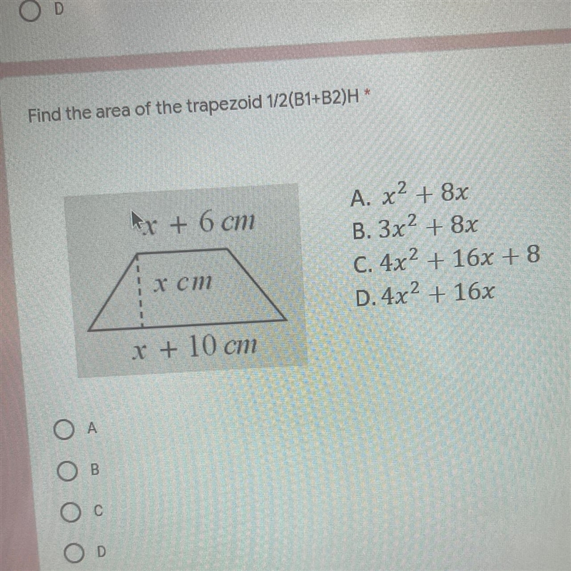 Find the area of the trapezoid-example-1