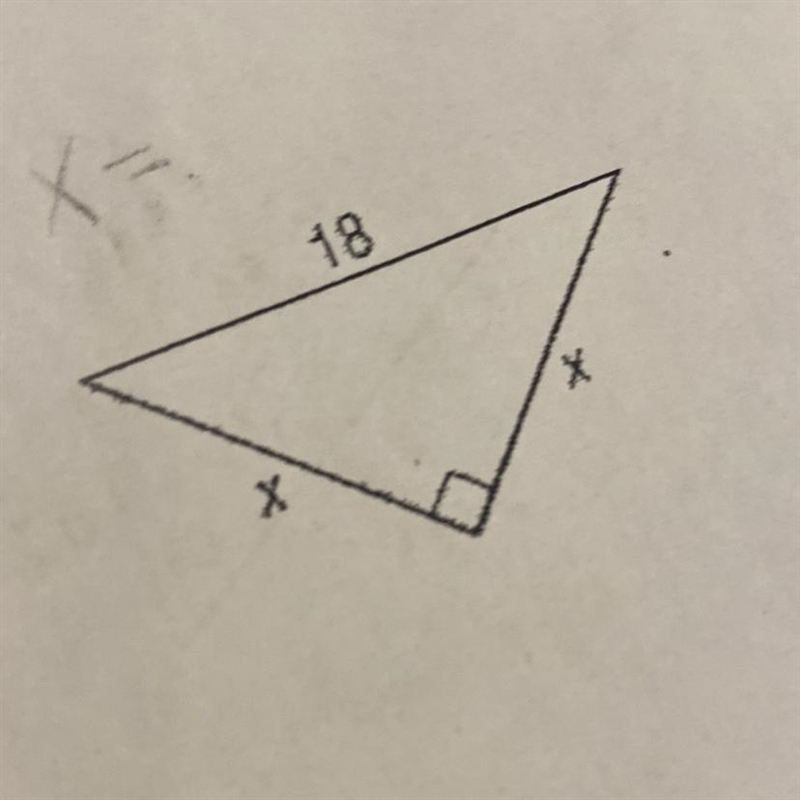 Geometry: Help this makes no sense I don’t think there’s enough info needa find x-example-1