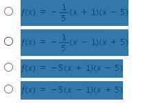 Which quadratic function is represented by the graph?-example-2