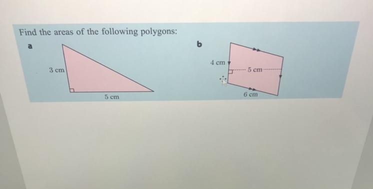 Find the area of the polygons-example-1