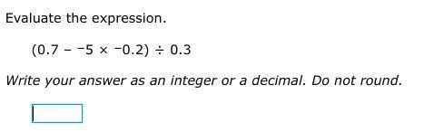 Evaluate the expression, thank you!-example-1