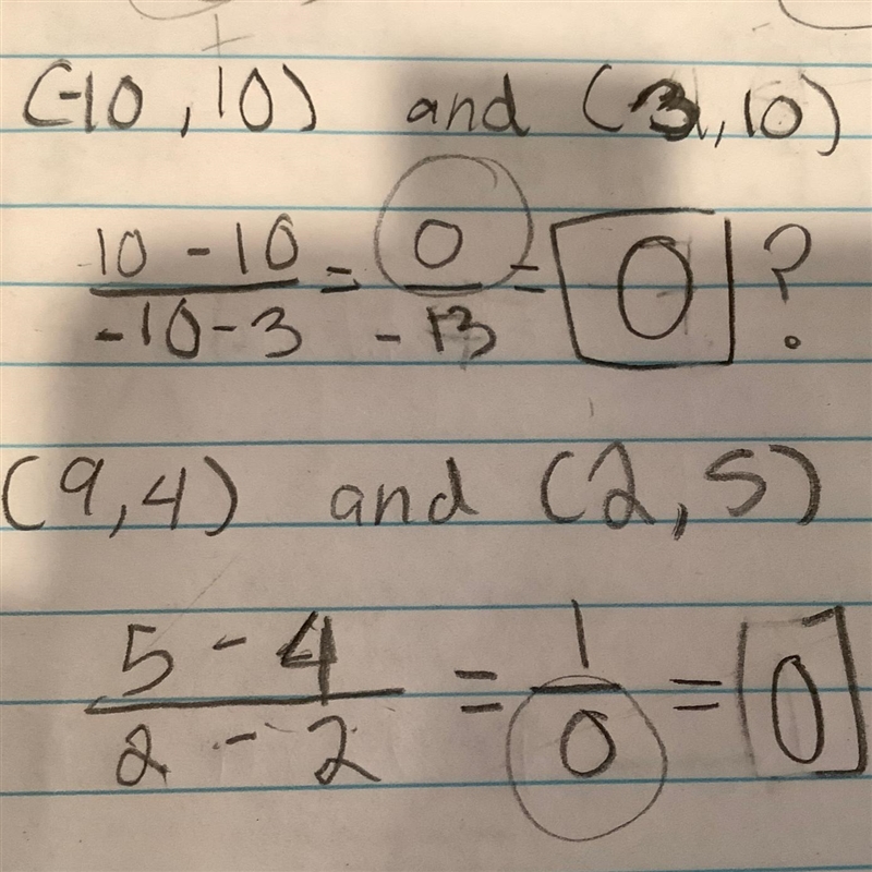 Find the Slope: Question: hi!! I’m using the (y2-y1)/(x2-x1) formula. But I get confused-example-1