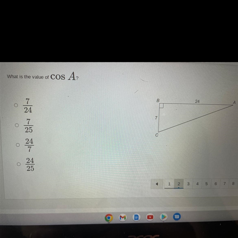 What is the value of cos A-example-1