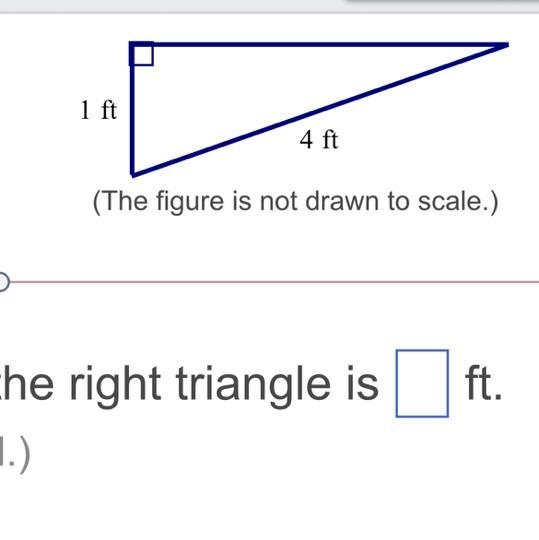 What is the length of the unknown leg of the right​ triangle? And please put the answer-example-1