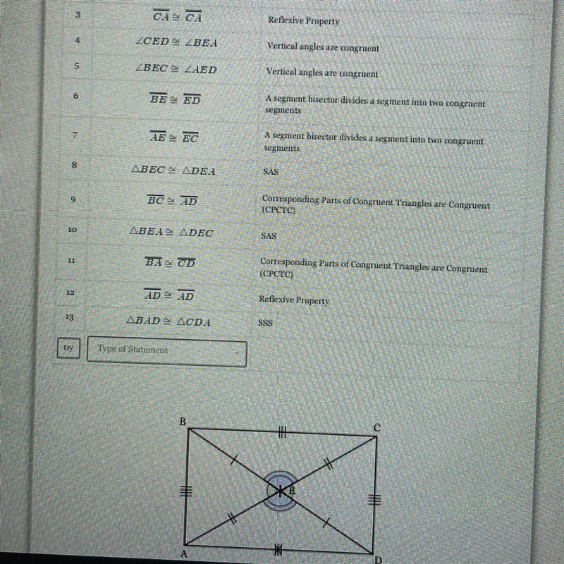 AC and BD bisect eachother prove AB || CD and BC ll AD-example-1