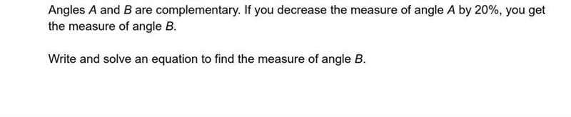 Write and solve an equation to find the measure of angle B.-example-1