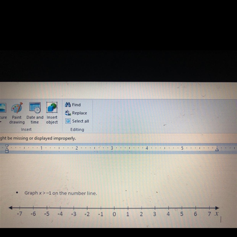 Graph x > -1 on the number line-example-1