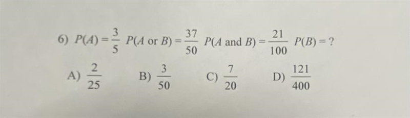 Find the missing probability-example-1