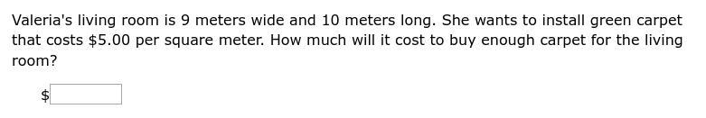 Valeria's living room is 9 meters wide and 10 meters long. She wants to install green-example-1