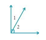 In the figure below, m1 equals (x-9) degrees, and m2 equals 8x degrees. Find the angle-example-1