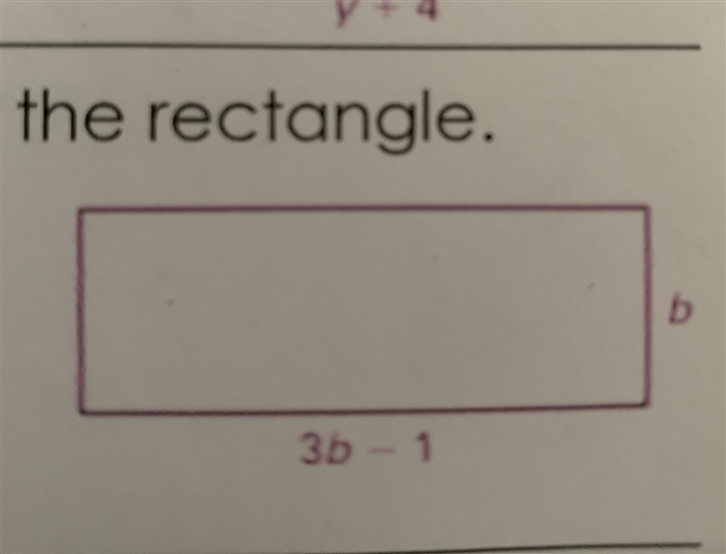 20.Write and simplify the expression for the perimeter of the rectangle.D-example-1