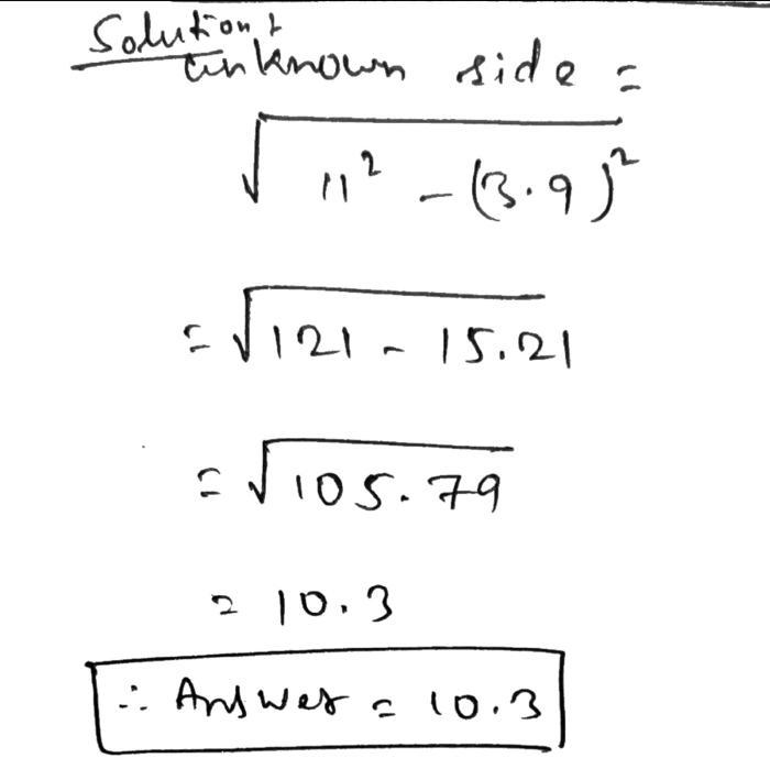 !PLEASE HELP! Find the length of the missing side. Round your answer to the nearest-example-1