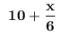 Expression for "the quotient of 6 and y."-example-1