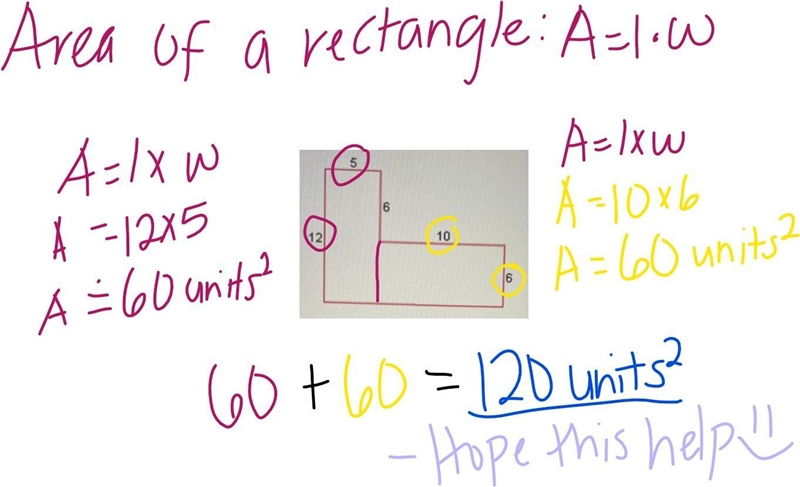 What is the area of the polygon given below?-example-1