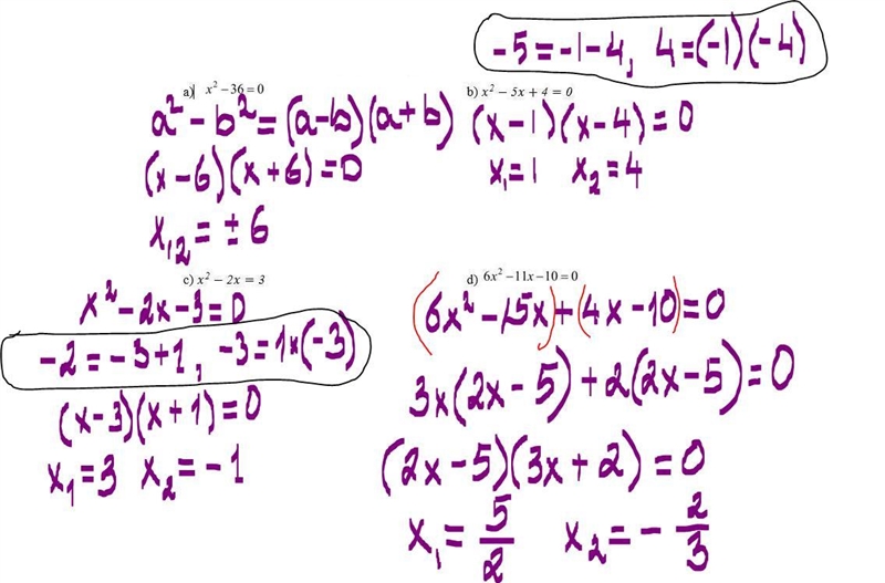 Solve the questions by factoring! Please help asap!-example-1