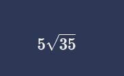 Geometric mean of 25 and 35-example-1