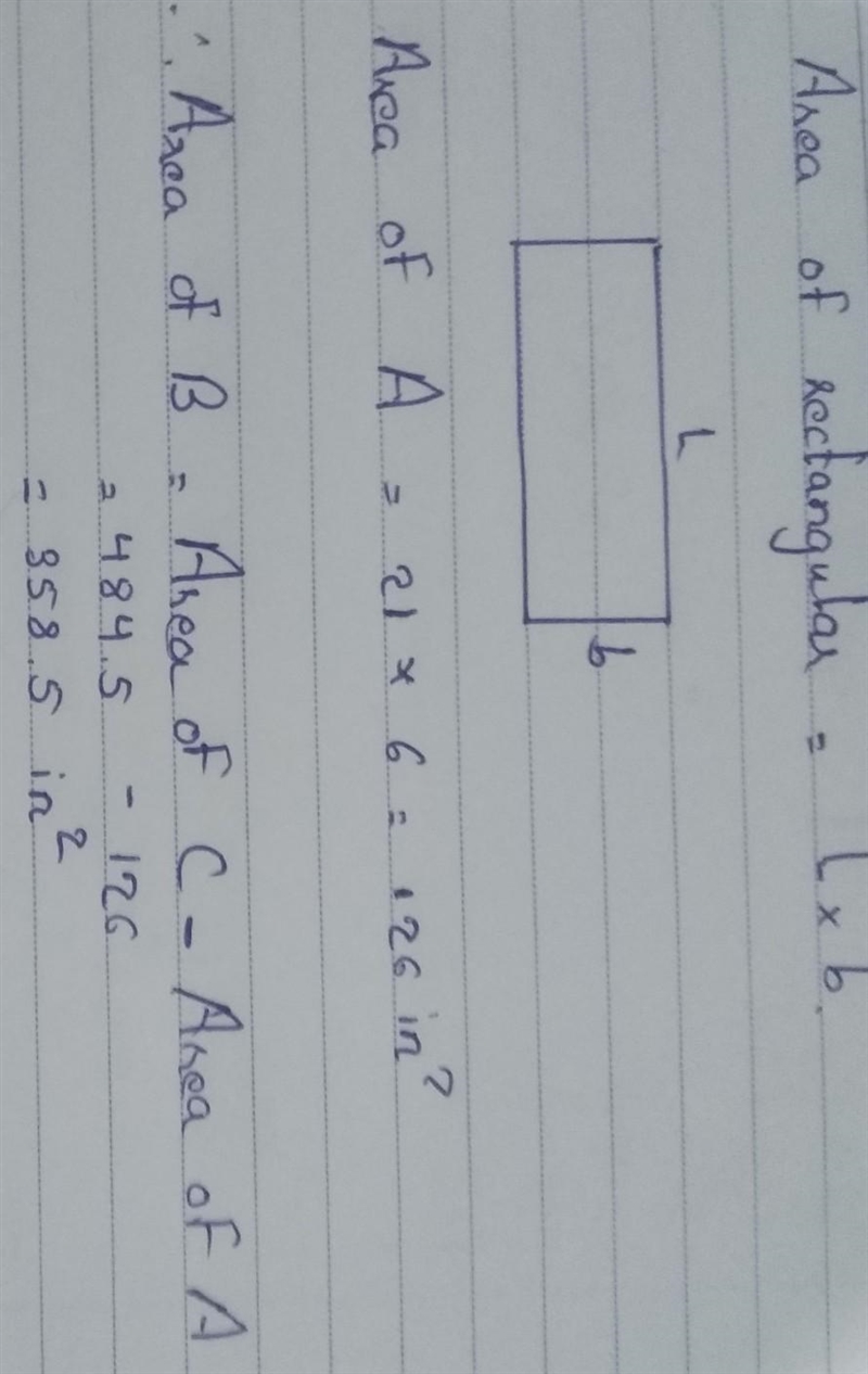 Find the total area of the composite figure below. SHOW ALL WORK.-example-3