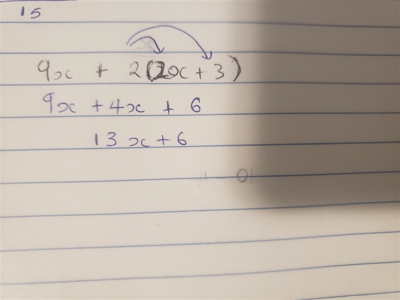 Complete the equation with values that will result in infinitely many solutions. 9x-example-1