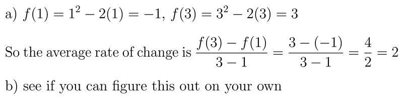 Find the average rate of change for the function f(x=3+ 25 Using the intervals of-example-1