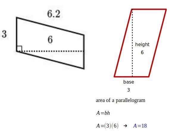 Find the area of the parallelogram.-example-1