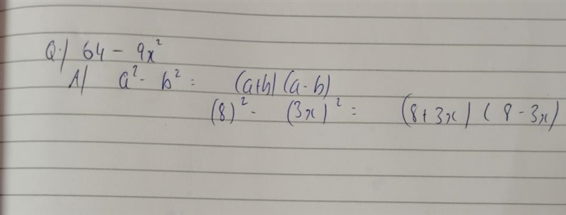 Which expression is equivalent to 64 − 9x2? (32)2 − (3x)2 (32)2 (−3x)2 (8)2 − (3x-example-1