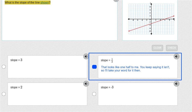 What is the slope of the line shown?-example-2