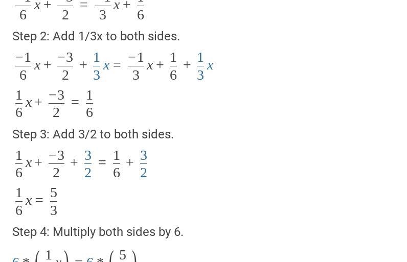 How do you solve this equation to find x?-example-2