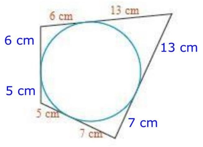 ASAP HELP HIGH POINTS The polygon circumscribes a circle. What is the perimeter of-example-1