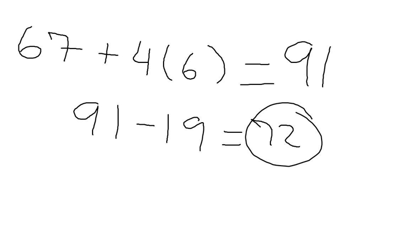 HELP PLEASE The temperature is 67° F. The temperature increases for 6 hours. Each-example-1