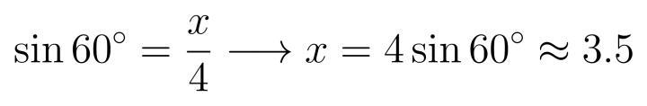 Find the length of side x x to the nearest tenth.-example-1