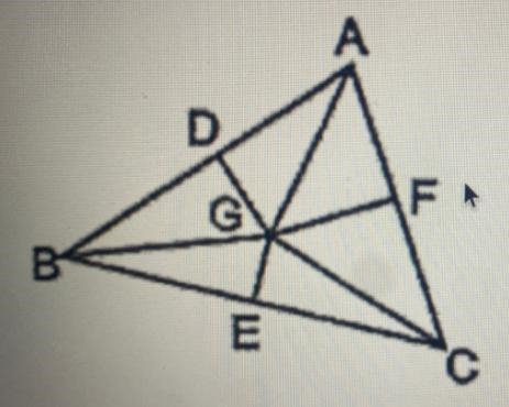 The perpendicular bisectors of ABC meet at point G. If BG=27and AG=13+7x, solve for-example-1