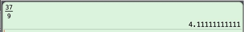 What is 37/9 as a decimal with the repeating number for its division-example-1