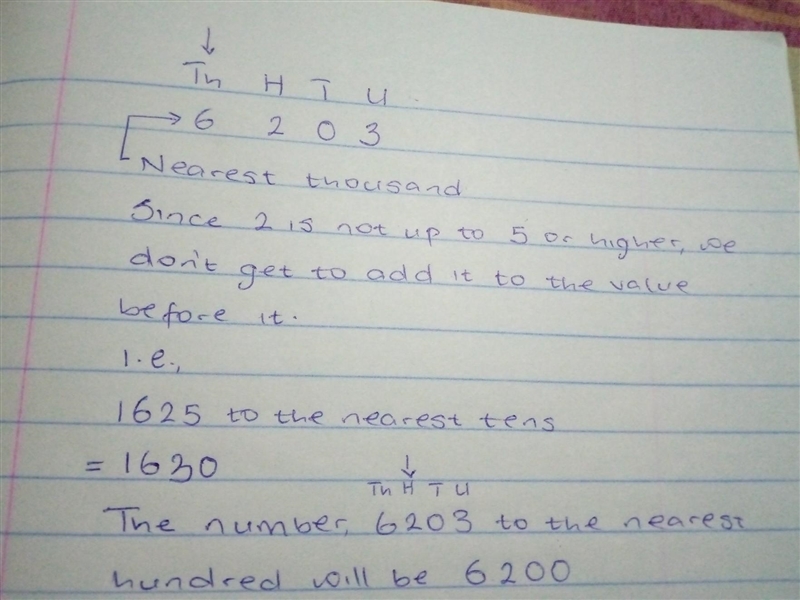 APProximate the following numbers to The nereast thousand. 1• 6203 ​-example-1