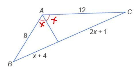 What is value of x? A. 10 B. 12 C. 3 D. 9-example-1